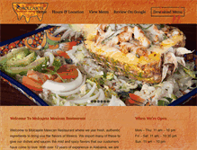 Tablet Screenshot of molcajeterestauranttn.com